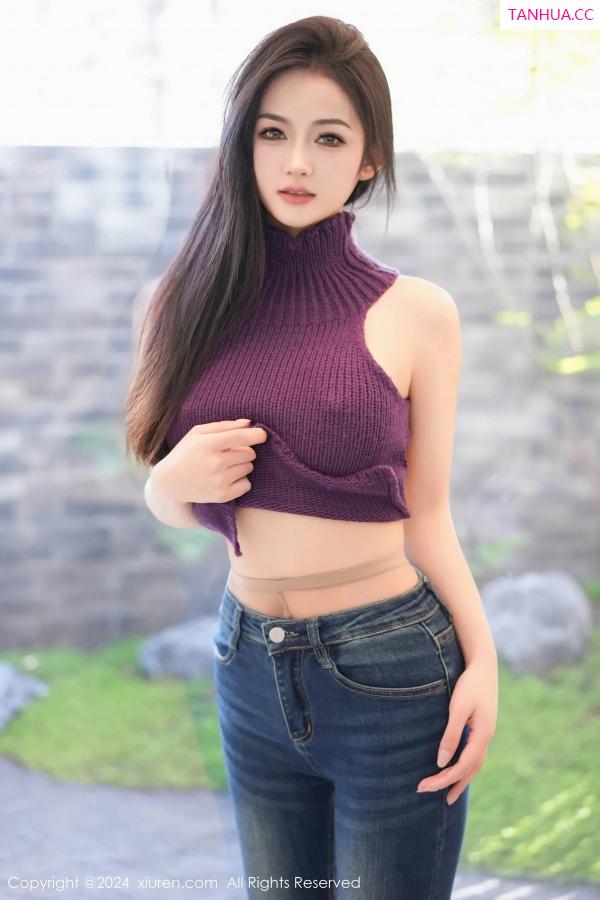   [XiuRen]高清写真图 2024.01.05 No.7918 谭小灵 牛仔裤美腿第2张图片